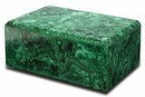 Wide Malachite Jewelry Box - DR Congo #335811-1